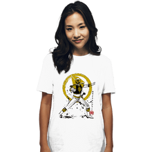Load image into Gallery viewer, Daily_Deal_Shirts T-Shirts, Unisex / Small / White White Ranger Sumi-e
