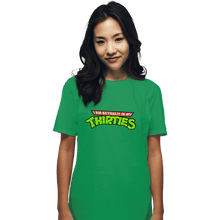 Load image into Gallery viewer, Secret_Shirts T-Shirts, Unisex / Small / Irish Green Actually In My Thirties
