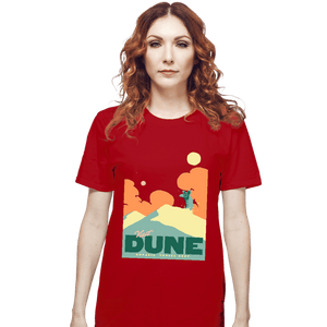 Shirts T-Shirts, Unisex / Small / Red Visit Dune
