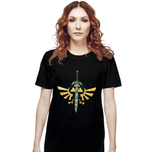 Load image into Gallery viewer, Daily_Deal_Shirts T-Shirts, Unisex / Small / Black A Master Sword
