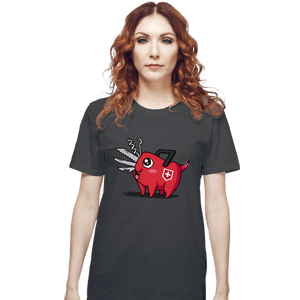 Daily_Deal_Shirts T-Shirts, Unisex / Small / Charcoal Swiss Devil