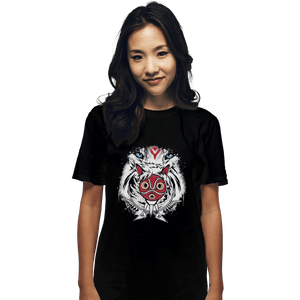 Shirts T-Shirts, Unisex / Small / Black Forest Spirit Protector