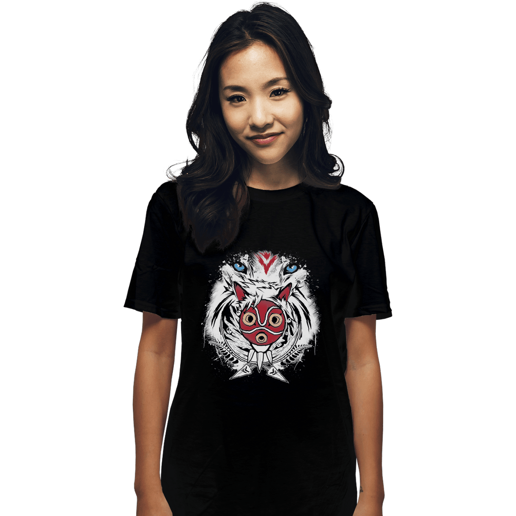 Shirts T-Shirts, Unisex / Small / Black Forest Spirit Protector