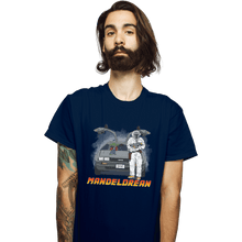 Load image into Gallery viewer, Shirts T-Shirts, Unisex / Small / Navy Mandelorean

