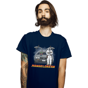 Shirts T-Shirts, Unisex / Small / Navy Mandelorean