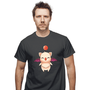 Shirts T-Shirts, Unisex / Small / Charcoal Moogle