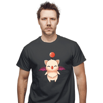 Shirts T-Shirts, Unisex / Small / Charcoal Moogle
