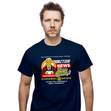 Load image into Gallery viewer, Daily_Deal_Shirts T-Shirts, Unisex / Small / Navy Springfield Channel 6 Action News
