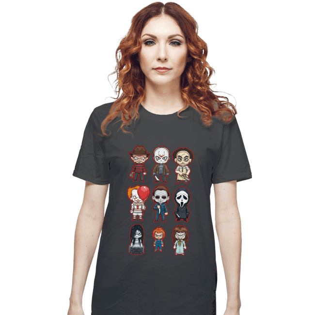Daily_Deal_Shirts T-Shirts, Unisex / Small / Charcoal Chibi Horror