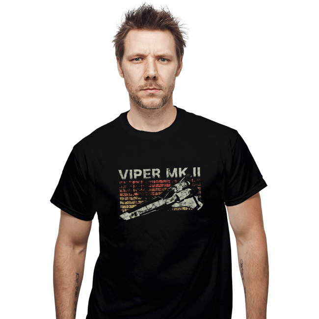 Shirts T-Shirts, Unisex / Small / Black Retro Viper MK II