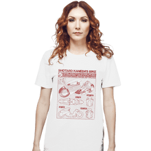 Load image into Gallery viewer, Secret_Shirts T-Shirts, Unisex / Small / White Shotaro Kaneda Bike
