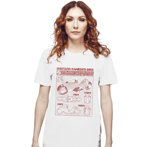 Secret_Shirts T-Shirts, Unisex / Small / White Shotaro Kaneda Bike