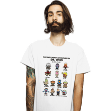 Load image into Gallery viewer, Daily_Deal_Shirts T-Shirts, Unisex / Small / White The Timey Wimey Adventures of the Doctor
