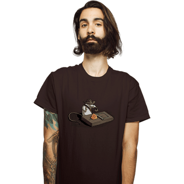 Shirts T-Shirts, Unisex / Small / Dark Chocolate Indiana Mouse