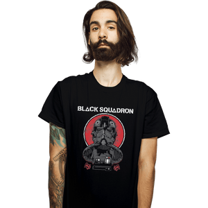 Shirts T-Shirts, Unisex / Small / Black Black Squadron