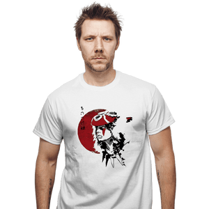 Shirts T-Shirts, Unisex / Small / White Red Sun Princess