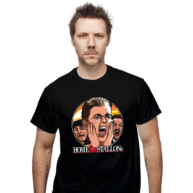 Shirts T-Shirts, Unisex / Small / Black Home Stallone