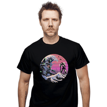 Load image into Gallery viewer, Shirts T-Shirts, Unisex / Small / Black Retro Wave EVA

