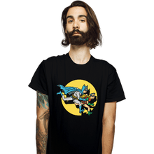 Load image into Gallery viewer, Daily_Deal_Shirts T-Shirts, Unisex / Small / Black The Adventures Of The Night Knights
