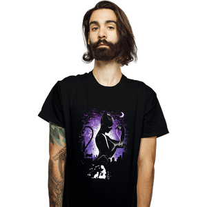 Shirts T-Shirts, Unisex / Small / Black The Cat