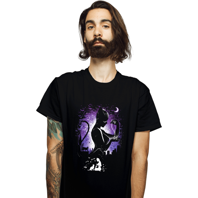 Shirts T-Shirts, Unisex / Small / Black The Cat