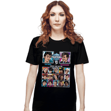 Load image into Gallery viewer, Daily_Deal_Shirts T-Shirts, Unisex / Small / Black Time Fighters 10th vs 11th
