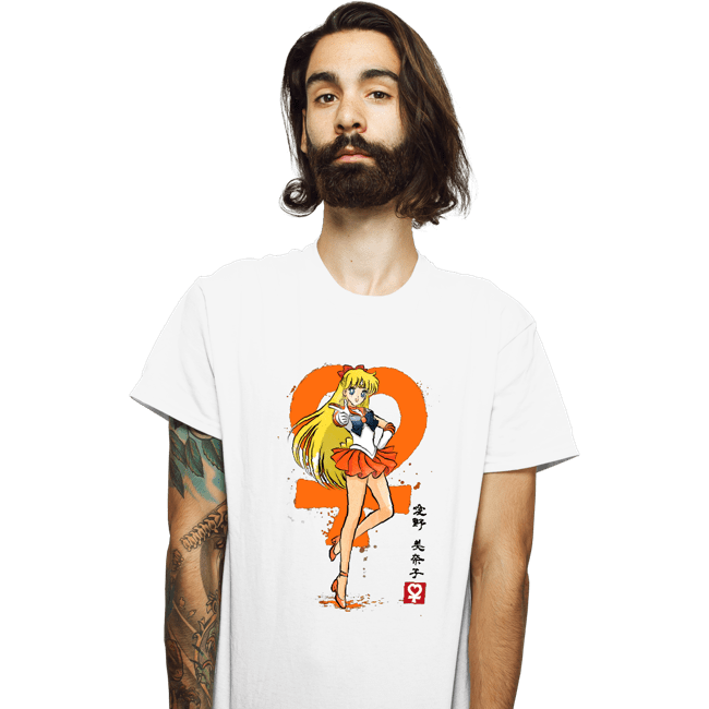Daily_Deal_Shirts T-Shirts, Unisex / Small / White Venus Sumi-e