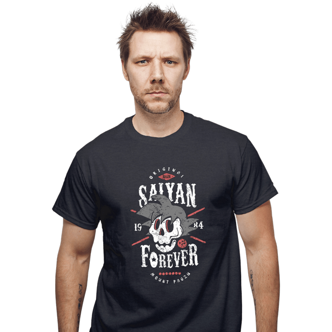 Shirts T-Shirts, Unisex / Small / Dark Heather Saiyan Forever