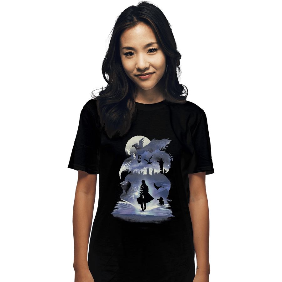 Shirts T-Shirts, Unisex / Small / Black The Fantastic Book Of Magic