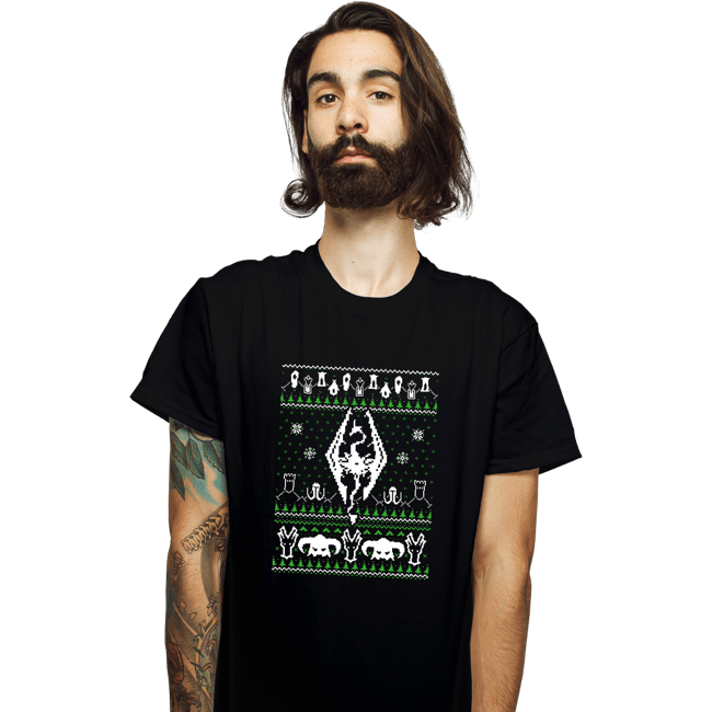 Shirts T-Shirts, Unisex / Small / Black Skyrim Sweater