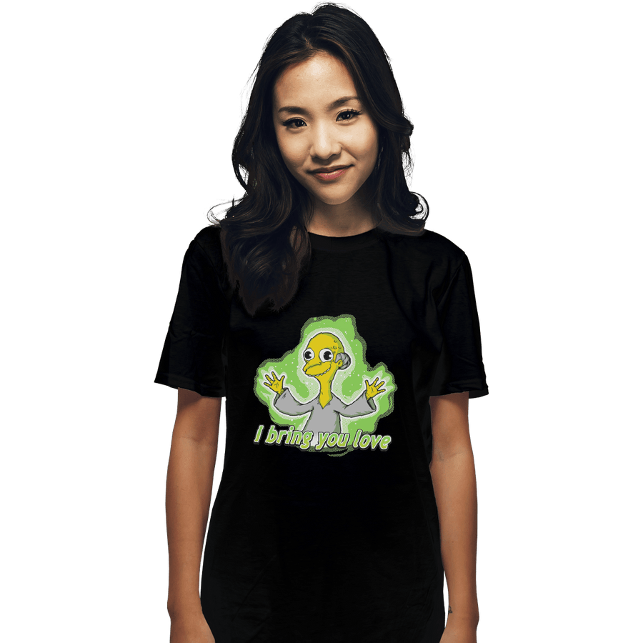 Shirts T-Shirts, Unisex / Small / Black I Bring You Love