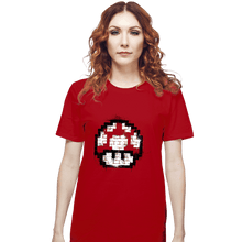 Load image into Gallery viewer, Shirts T-Shirts, Unisex / Small / Red Mushroom Spray
