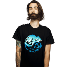 Load image into Gallery viewer, Daily_Deal_Shirts T-Shirts, Unisex / Small / Black Yin Yang Of Water
