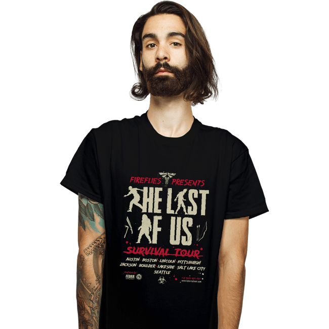 Secret_Shirts T-Shirts, Unisex / Small / Black Infected Tour