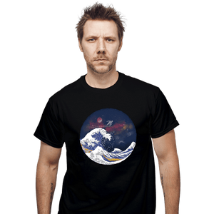 Daily_Deal_Shirts T-Shirts, Unisex / Small / Black Surfing The Great Wave