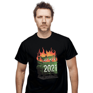 Shirts T-Shirts, Unisex / Small / Black 2021 Double Dumpster Fire