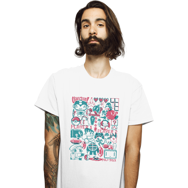 Shirts T-Shirts, Unisex / Small / White Insert Coin