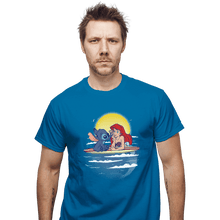 Load image into Gallery viewer, Shirts T-Shirts, Unisex / Small / Sapphire Aloha Mermaid
