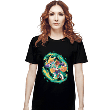 Load image into Gallery viewer, Daily_Deal_Shirts T-Shirts, Unisex / Small / Black Digital Fox
