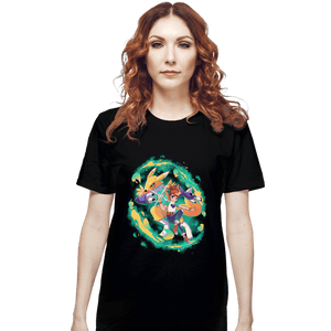 Daily_Deal_Shirts T-Shirts, Unisex / Small / Black Digital Fox