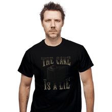 Load image into Gallery viewer, Shirts T-Shirts, Unisex / Small / Black The Cake Is A Lie
