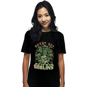 Daily_Deal_Shirts T-Shirts, Unisex / Small / Black Ready Set Goblins