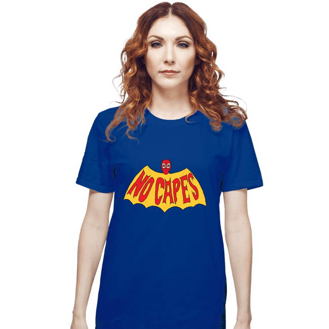 Secret_Shirts T-Shirts, Unisex / Small / Royal Blue No Spidey Capes