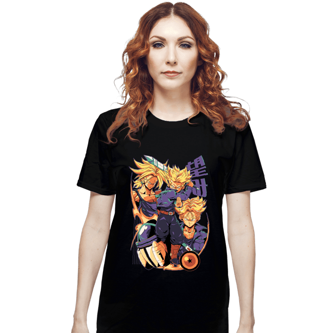 Daily_Deal_Shirts T-Shirts, Unisex / Small / Black Saiyan Time Traveller