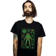 Load image into Gallery viewer, Daily_Deal_Shirts T-Shirts, Unisex / Small / Black Michelangelo Model Sprue
