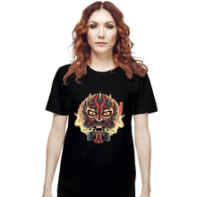 Load image into Gallery viewer, Shirts T-Shirts, Unisex / Small / Black Nightbrother Oni Mask
