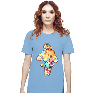 Shirts T-Shirts, Unisex / Small / Powder Blue Magical Silhouettes - Isabelle