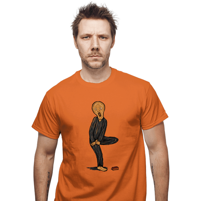 Shirts T-Shirts, Unisex / Small / Orange The Scream Of Pain