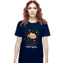 Load image into Gallery viewer, Shirts T-Shirts, Unisex / Small / Navy Hello Agatha
