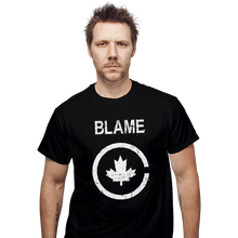 Load image into Gallery viewer, Shirts T-Shirts, Unisex / Small / Black Blame Canada
